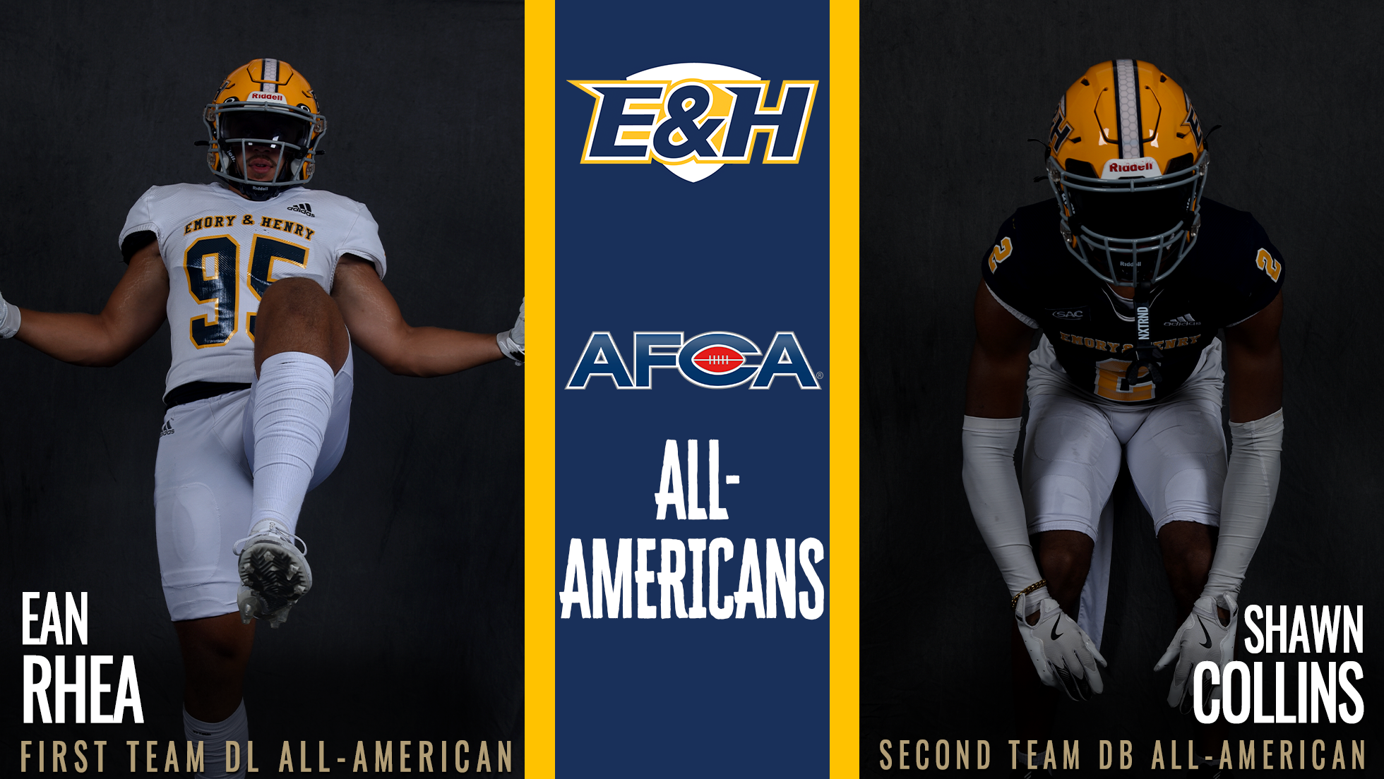 Rhea And Collins Named AFCA All-Americans