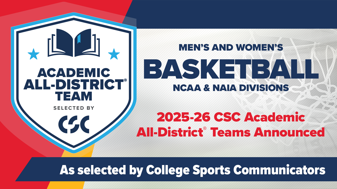 College Sports Communicators Announce Academic All-District Basketball Teams